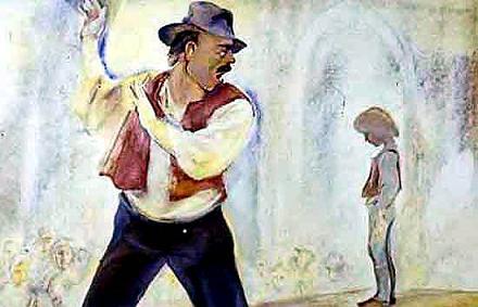 Гонза и скрипка (сказка) мельник закричал