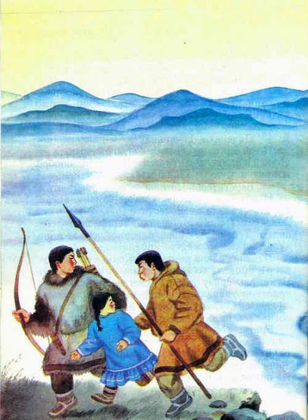 охотники бегут