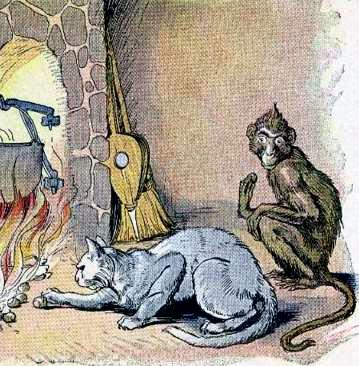 Кот и обезьяна