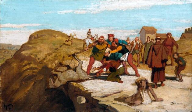 Мельник, его сын и осел