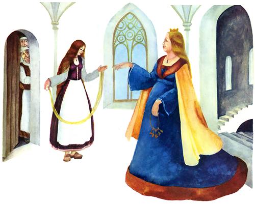 девушка и королева