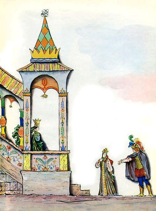 Сказка о мертвой царевне и семи богатырях (сказка-стих А.С. Пушкина) царевич и невеста приехали домой