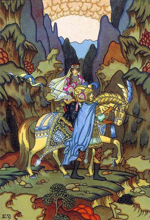 Сказка о мертвой царевне и семи богатырях (сказка-стих А.С. Пушкина) царевич и его невеста