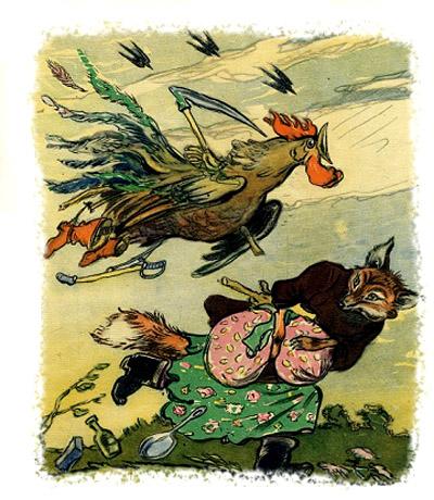 Зайкина избушка (Лиса, Заяц и Петух)